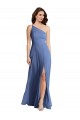 Compra Azul Windsor línea A Un Hombre Gasa Largo Formales Vestidos de dama de honor / Vestidos de noche