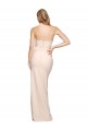Compra Cubierta Sin tirantes Crepé Elástico Largo Formales Vestidos de dama de honor / Vestidos de fiesta