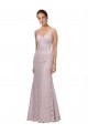 Compra Sirena Cuello en V Cuello de Corazón Encaje Largo Vestidos de dama de honor / Vestidos de fiesta