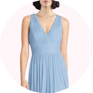 Cuello en V Vestidos de dama de honor Venta