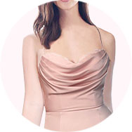 Cuello vuelto Vestidos de dama de honor Venta
