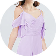 Top Con Hombros Vestidos de dama de honor Venta