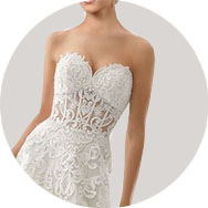 Cuello de Corazón Vestidos de novia