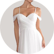 Hombros Descubiertos Vestidos de novia