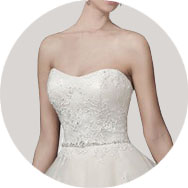 Sin tirantes Vestidos de novia