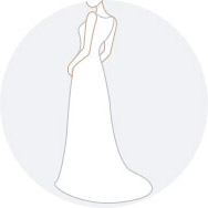 Barrer tren Vestidos de novia