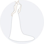 Cola capilla Vestidos de novia